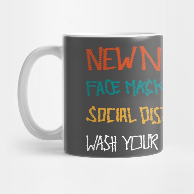 New Normal Social Distancing Face Mask 2020 by senomala